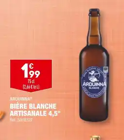 ALDI ARDUINNA BIÈRE BLANCHE ARTISANALE 4,5° offre
