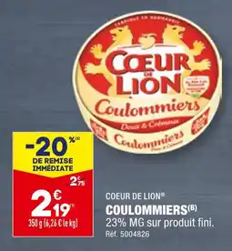ALDI COEUR DE LION COULOMMIERS offre