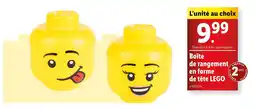 Lidl LEGO Boîte de rangement en forme de tête offre