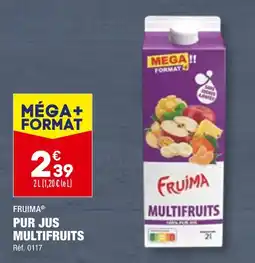 ALDI FRUIMA PUR JUS MULTIFRUITS offre