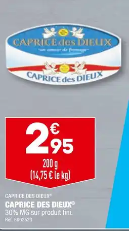 ALDI CAPRICE DES DIEUX offre