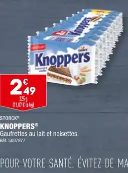 ALDI STORCK KNOPPERS offre