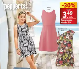 Lidl Pepperts! Combinaison ou robe fille offre
