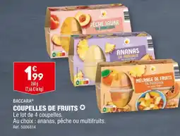 ALDI BACCARA COUPELLES DE FRUITS offre