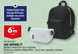 ALDI LIVE IN STYLE SAC ANTIVOL offre