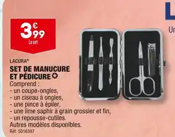 ALDI LACURA SET DE MANUCURE ET PÉDICURE offre