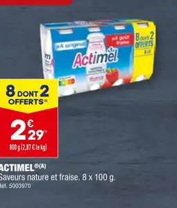 ALDI ACTIMEL offre
