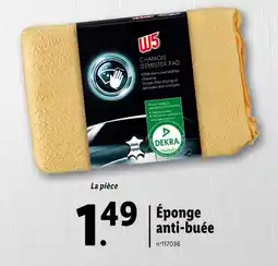 W5 Éponge anti-buée