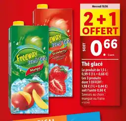 Lidl Freeway Thé glacé offre