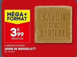 ALDI LA BRANCHE D'OLIVIER SAVON DE MARSEILLE offre