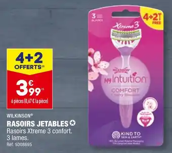 ALDI WILKINSON RASOIRS JETABLES offre