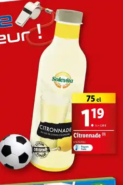Lidl Solevita Citronnade offre