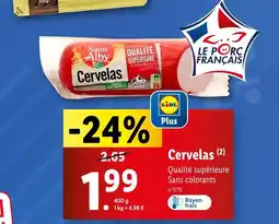 Lidl Saint Alby Cervelas offre