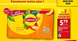 Lipton Lipton saveur pĂȘche