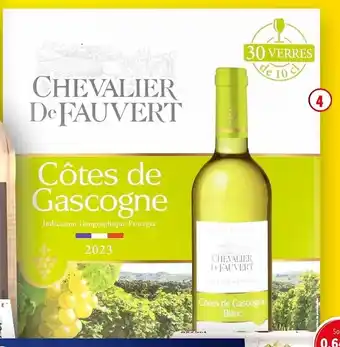 Lidl Chevalier de Fauvert Côtes de Gascogne IGP offre
