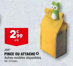 ALDI JOIE PINCE OU ATTACHE offre