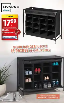 Lidl LIVARNO home Meuble à chaussures offre