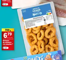 Lidl Anneaux de calamars à la romaine offre