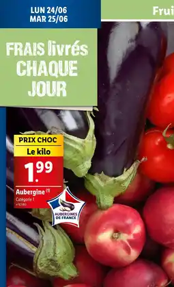 Lidl Aubergine offre