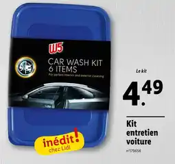 Lidl W5 Kit entretien voiture offre