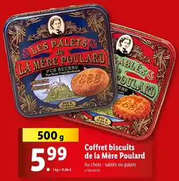 Lidl La Mère Poulard Coffret biscuits de la Mère Poulard offre
