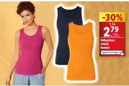 Lidl Esmara Débardeur côtelé femme offre