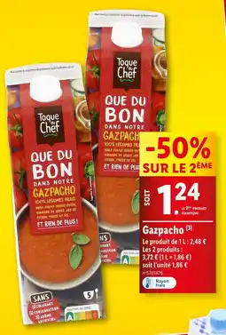 Lidl Toque du Chef Gazpacho offre