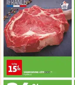 Auchan VIANDE BOVINE : CÔTE offre