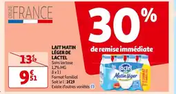 Auchan LAIT MATIN LÉGER DE LACTEL offre