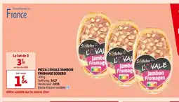 Auchan PIZZA L'OVALE JAMBON FROMAGE SODEBO offre