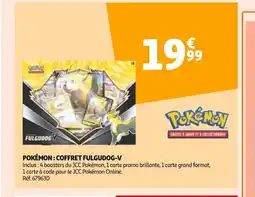 Auchan POKÉMON: COFFRET FULGUDOG-V offre