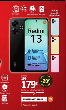 E.Leclerc SMARTPHONE (1) REDMI 13 offre