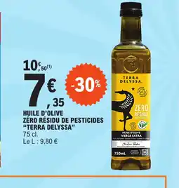 E.Leclerc HUILE D'OLIVE ZÉRO RÉSIDU DE PESTICIDES offre