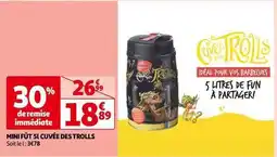 Auchan Mini fût 51 cuvée des trolls offre