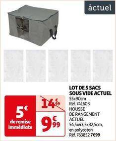 Housse sous vide auchan best sale