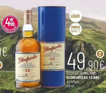 La Vignery Glenfarclas 12 ans écosse highland offre