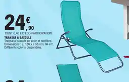 E.Leclerc TRANSAT À BASCULE offre