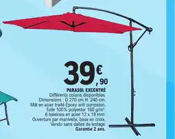 E.Leclerc PARASOL EXCENTRÉ offre