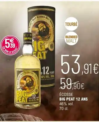 La Vignery Big peat écosse 12 ans offre