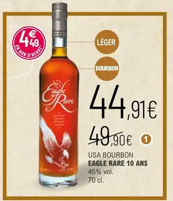 Eagle rare usa bourbon 10 ans