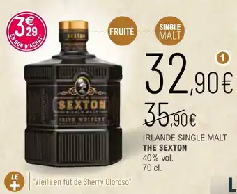 The sexton irlande single malt
