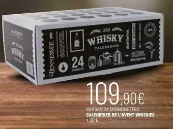 Calendrier de l’avent whiskies