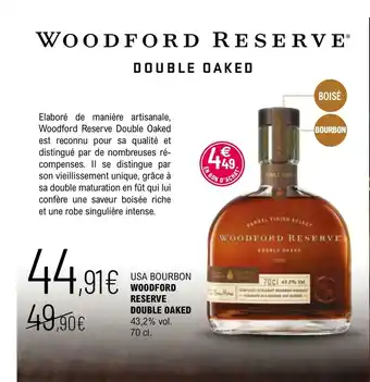 Woodford reserve double oaked usa bourbon