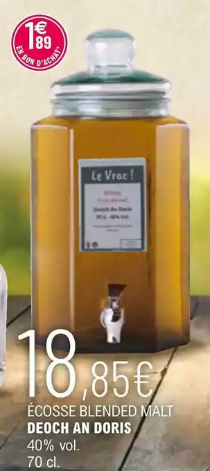 La Vignery Deoch an doris écosse blended malt offre
