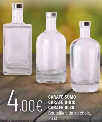 La Vignery Carafe sumo ou carafe q-bic ou carafe olso offre
