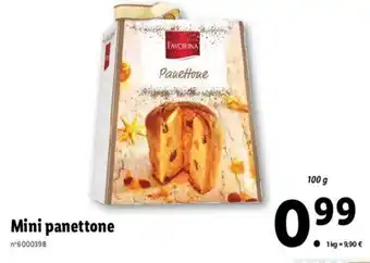 Lidl Mini panettone offre