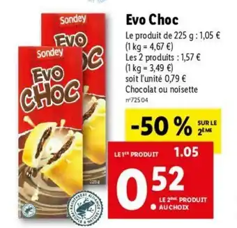 Lidl Evo choc offre