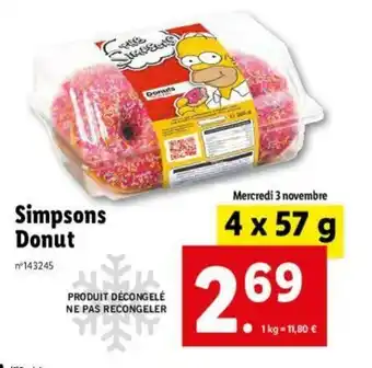 Simpsons donut