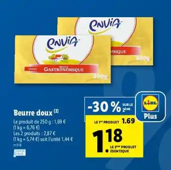 Lidl Beurre doux offre