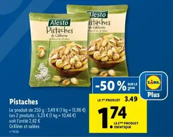 Lidl Pistaches offre